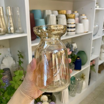 Bình cắm hoa thủy tinh mỏng cổ nhỏ